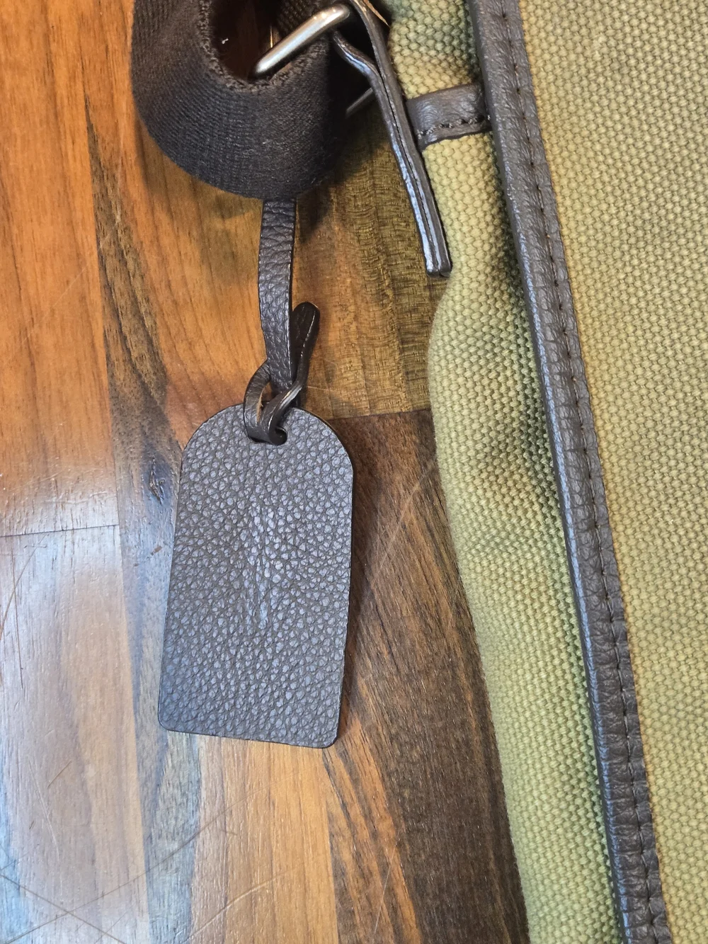 Levenger Canvas & Leather Field Messenger Bag - NWOT